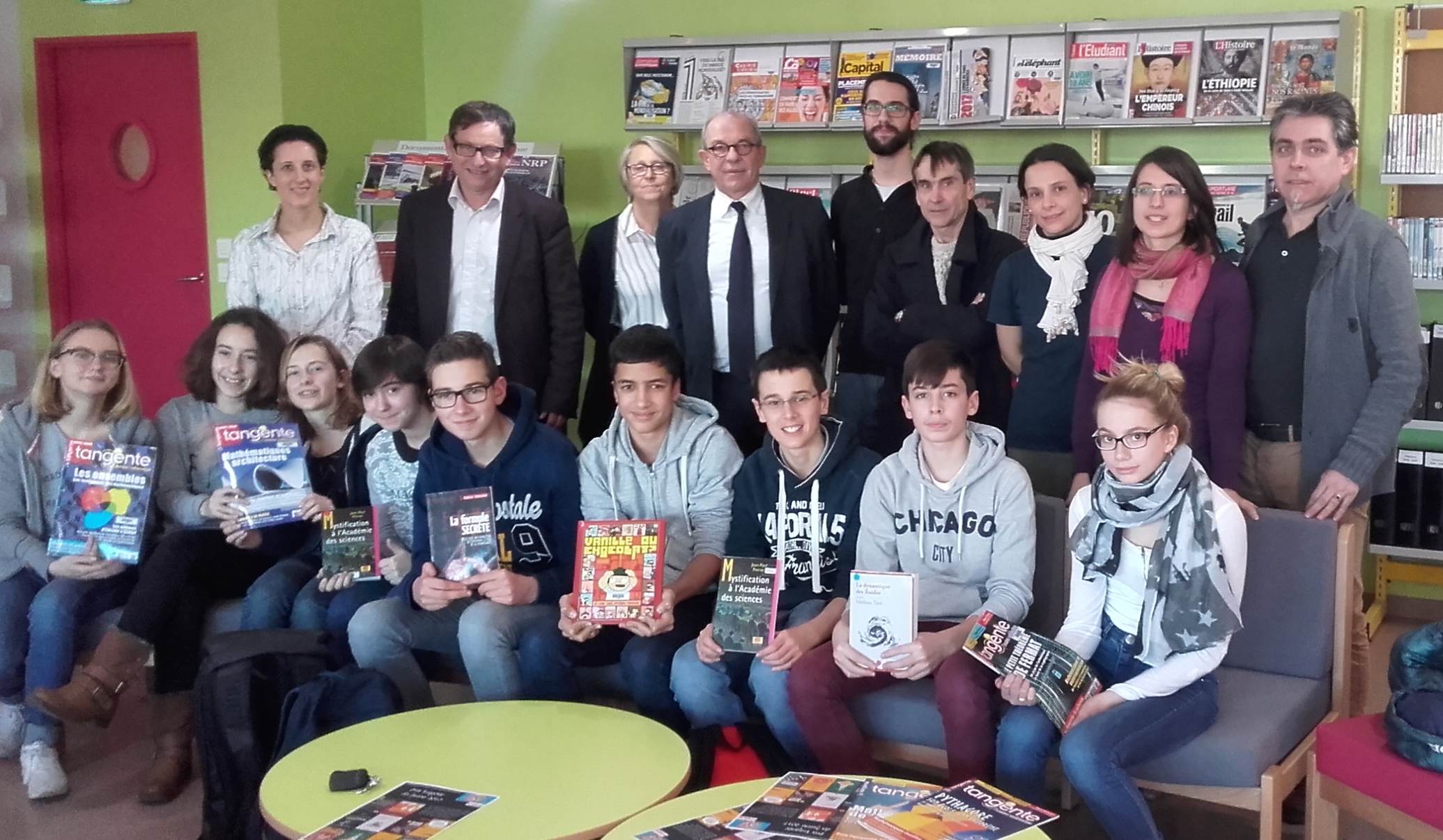 Visite au lycée LSCSE